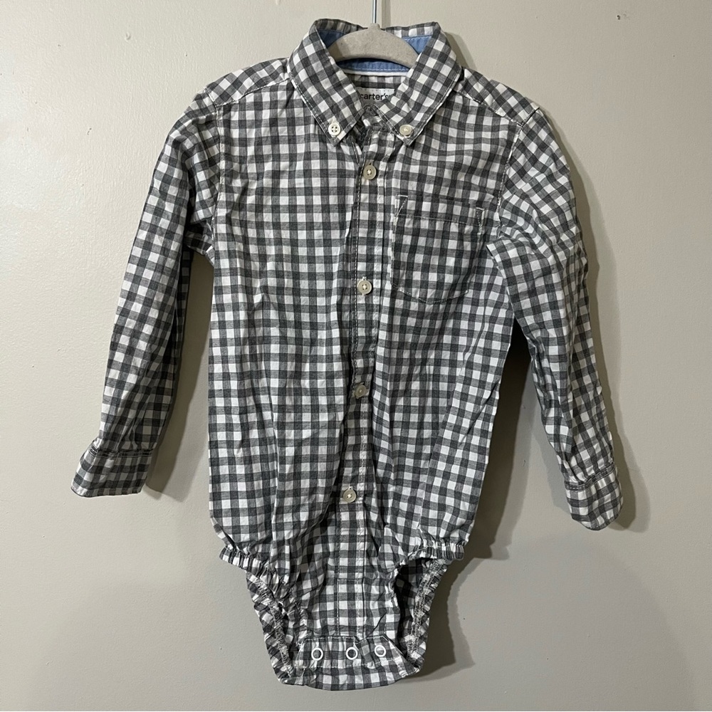 Boys Button-Down Bodysuit